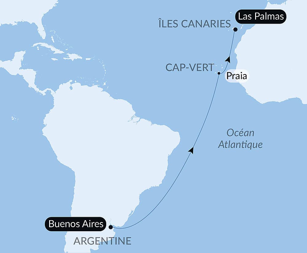 Voyage en Mer : Buenos Aires - Las Palmas de Gran Canaria null