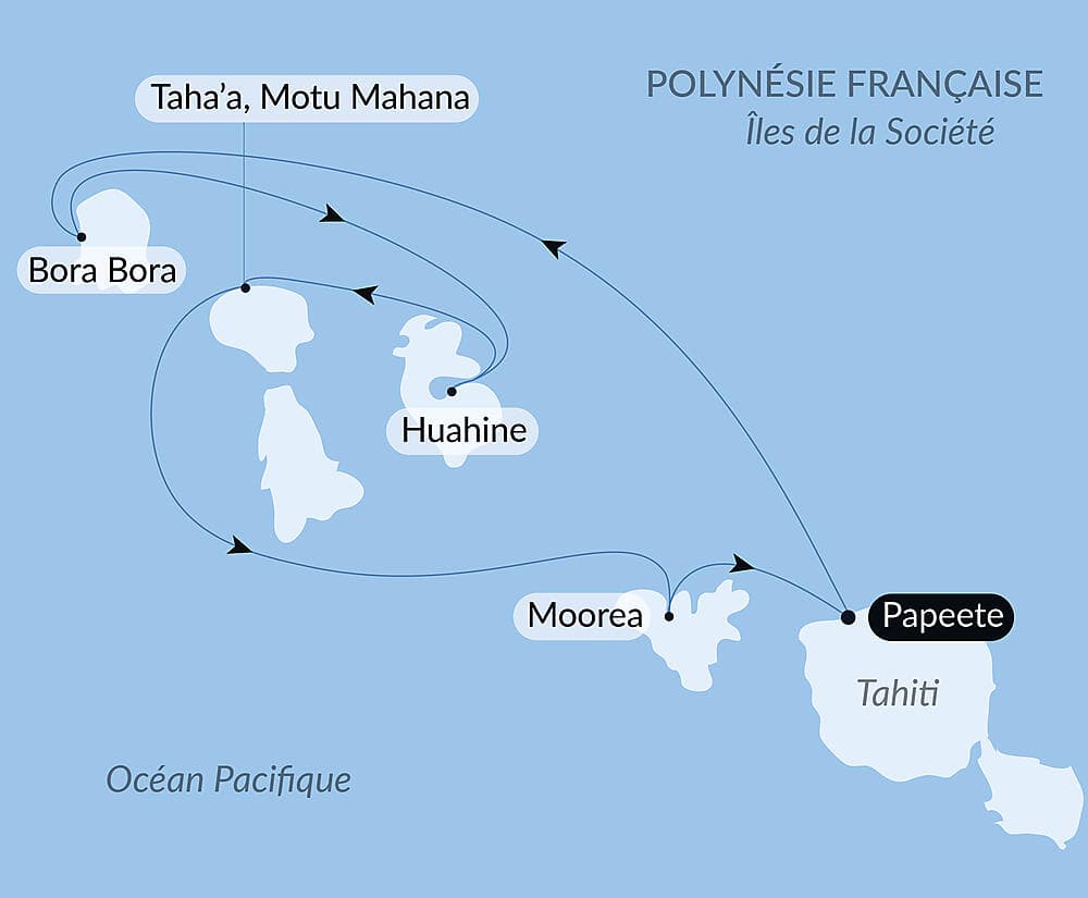 Tahiti et les îles de la Société null