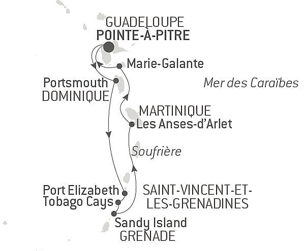 Les îles du Vent à fleur d'eau null