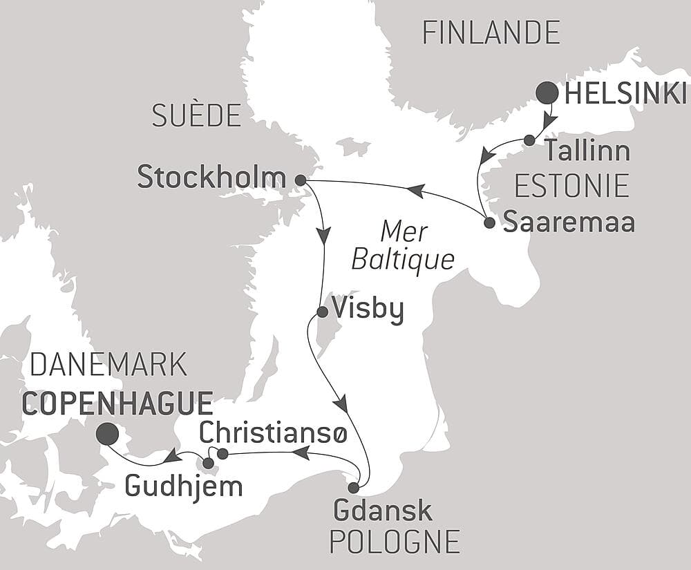 Capitales et villes emblématiques de la Baltique null