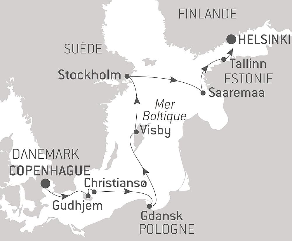 Capitales et villes emblématiques de la Baltique null
