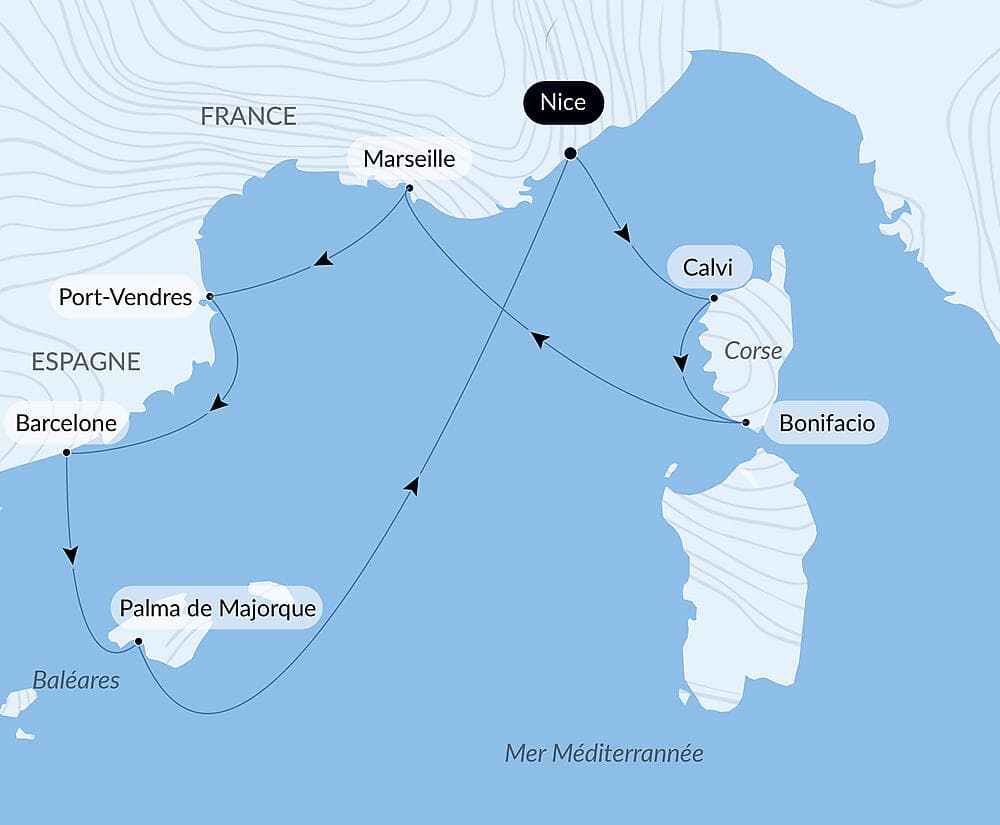 Eclipse solaire totale en mer Méditerranée  null