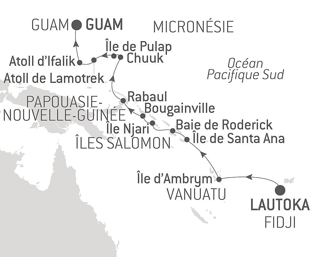 Des Fidji à la Micronésie null
