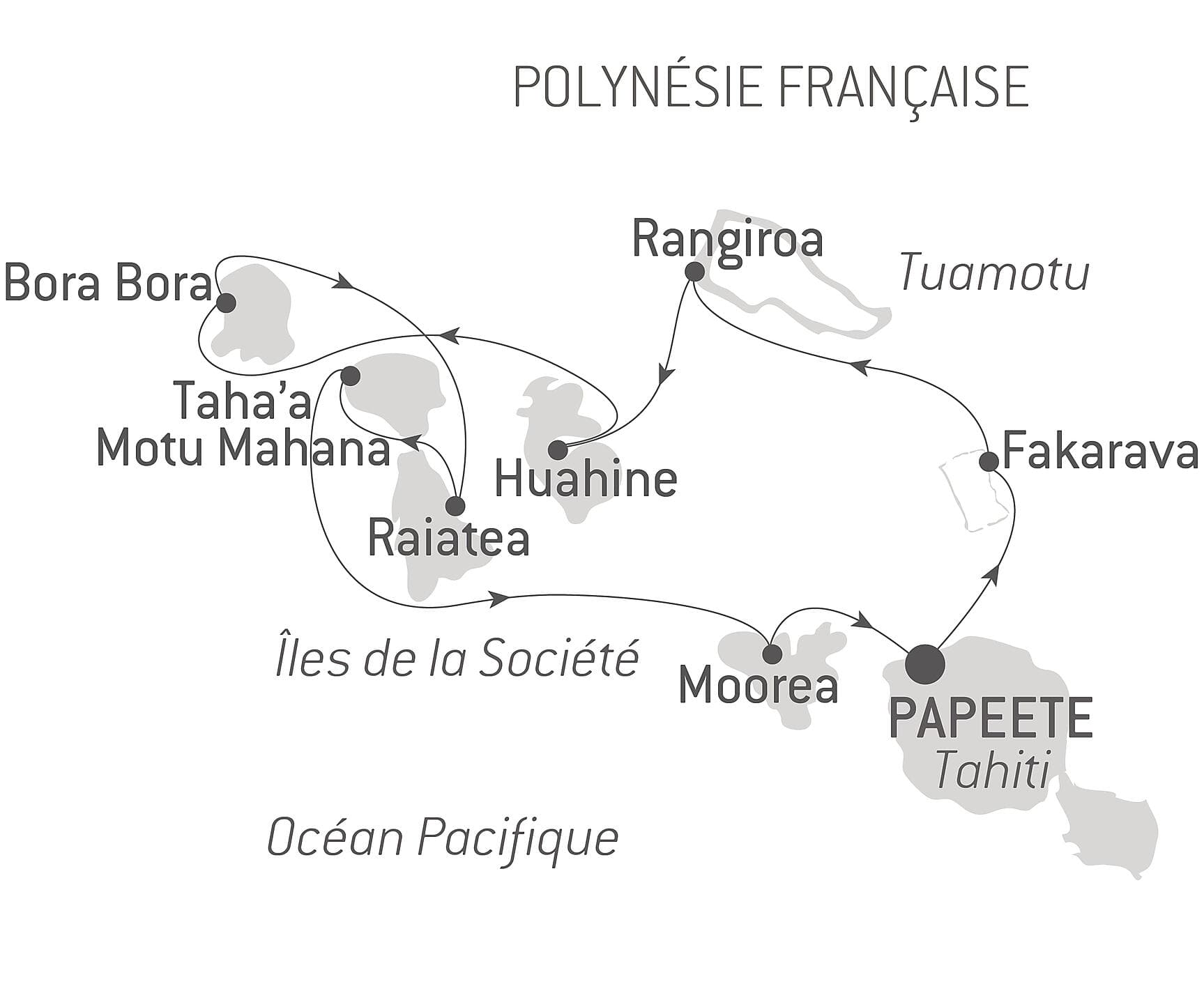 Îles de la Société et Tuamotu