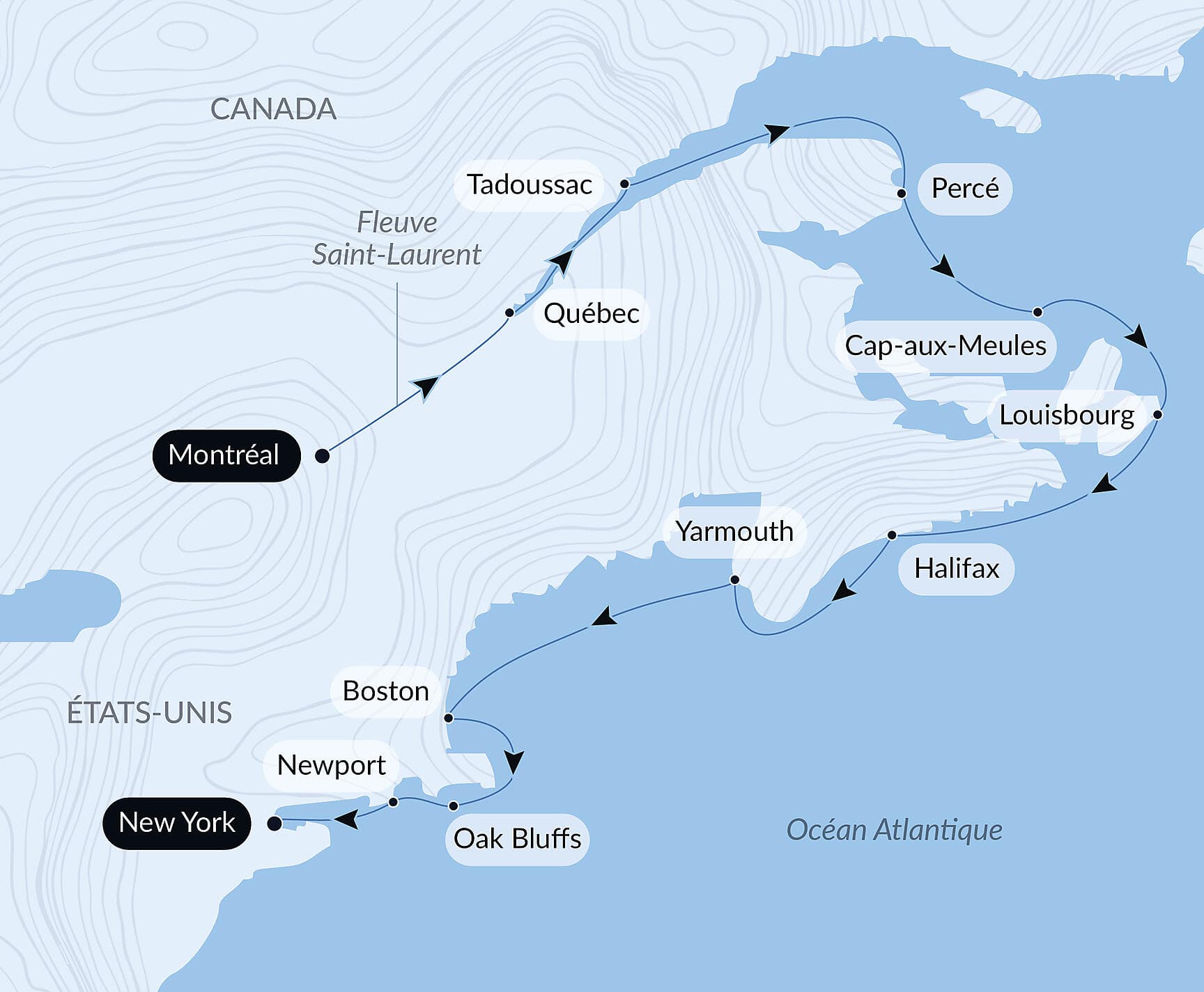 De la Belle Province à Big Apple : nature et cités remarquables